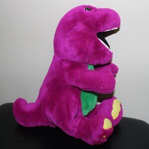 3/$88❤️vintage 1992 Barney The Purple Dinosaur plush toy stuffie Dakin